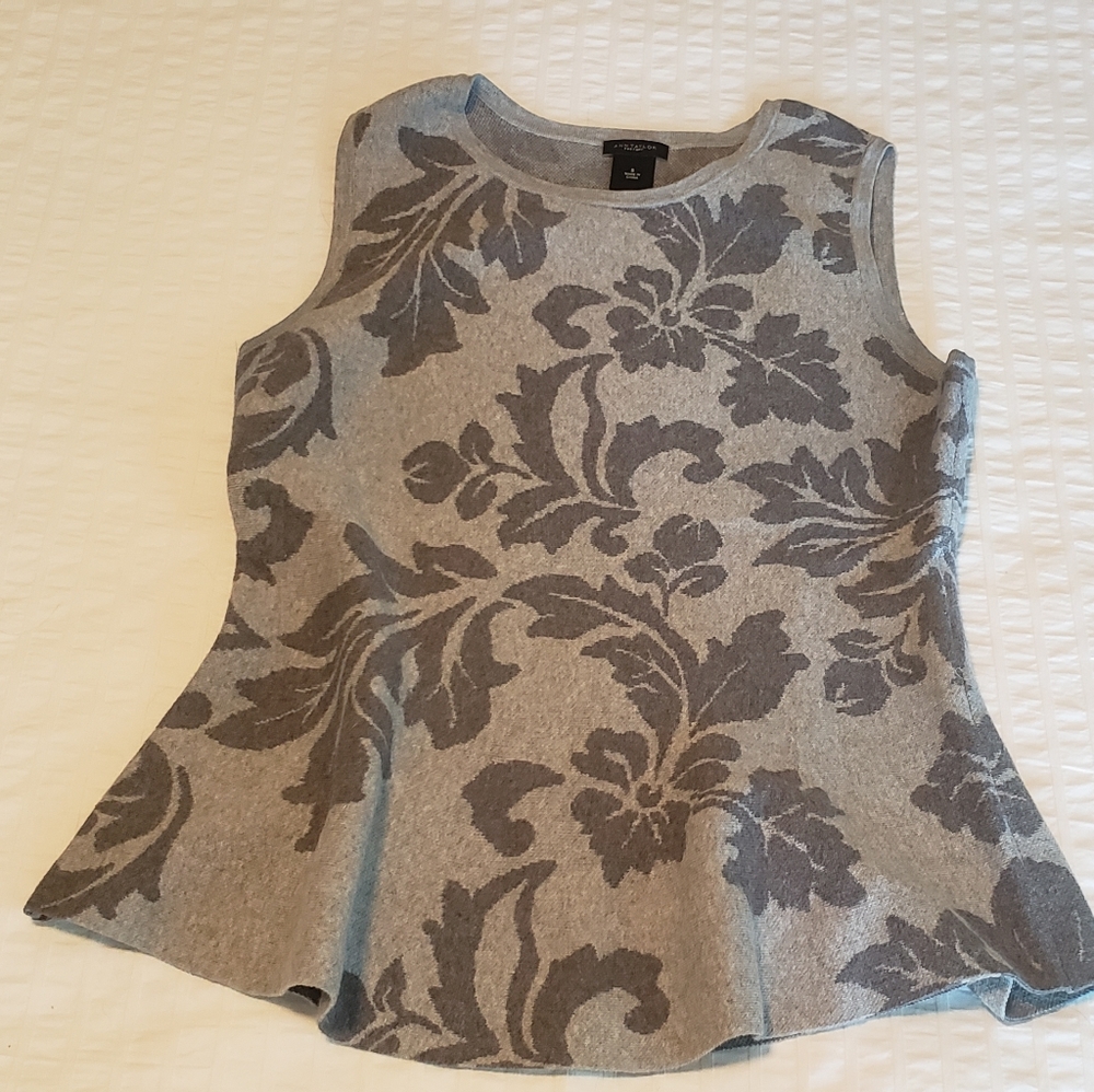 Peplum Sweater Vest